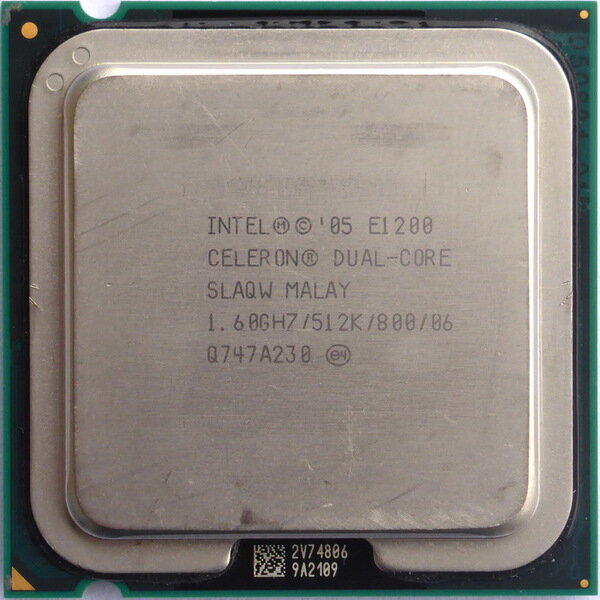Процессор E1200 Intel 1600Mhz