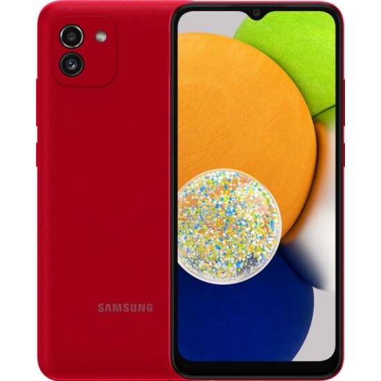 Смартфон SAMSUNG Galaxy A03 3 - 32GB красный