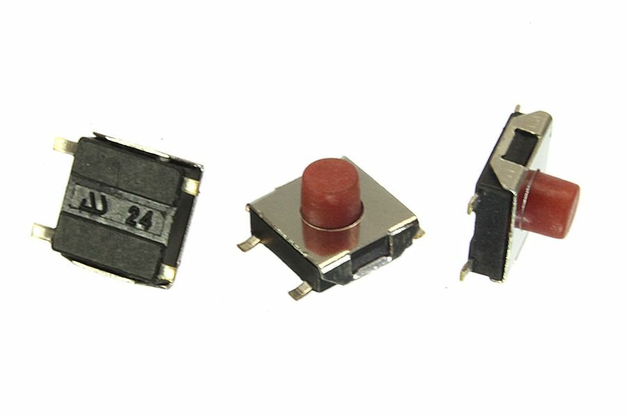 Тактовая кнопка 6*7 h4,4мм 4pin SMD - фотография № 2