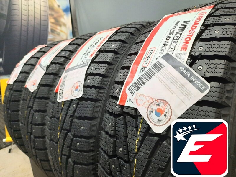 Шины ROADSTONE WINGUARD WINSPIKE 185/70 R14 92T XL зимние шипованные