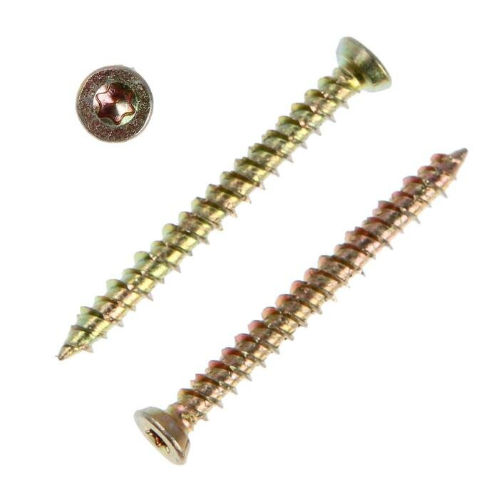 фото Шуруп по бетону тундра krep, 7,5х72 мм, оцинкованный, 20 шт