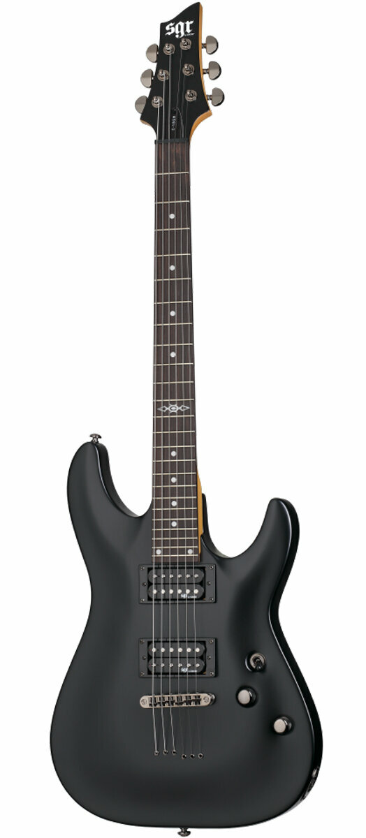 Schecter SGR C-1 MSBK Гитара электрическая, 6 струн, чехол в комплекте