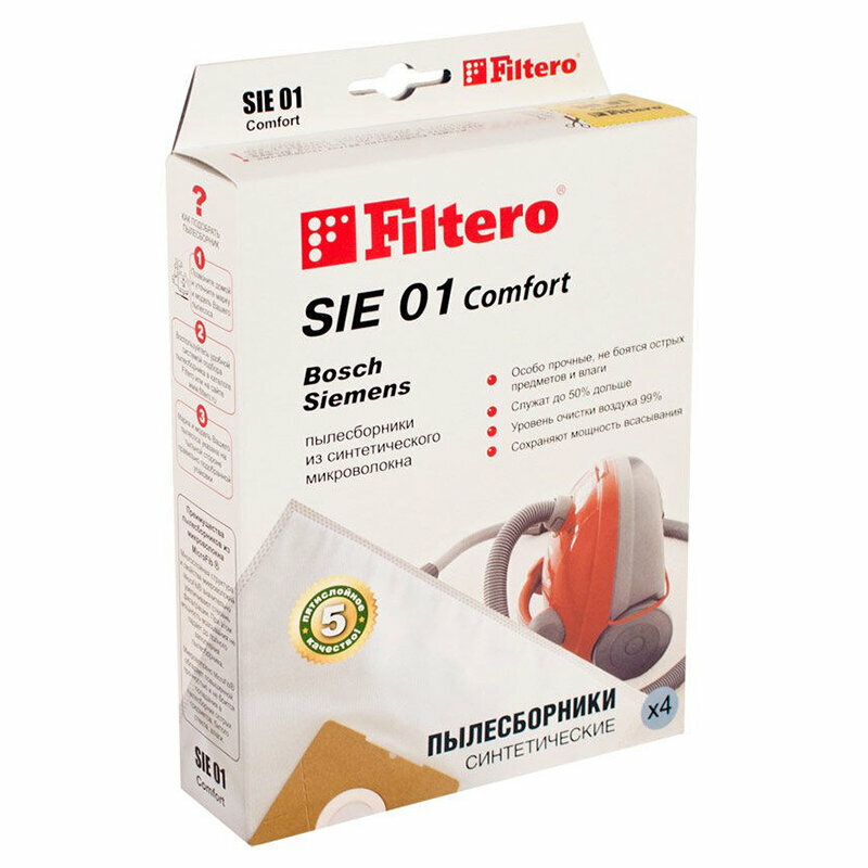 Мешок-пылесборник Filtero SIE 01 Comfort (4шт)