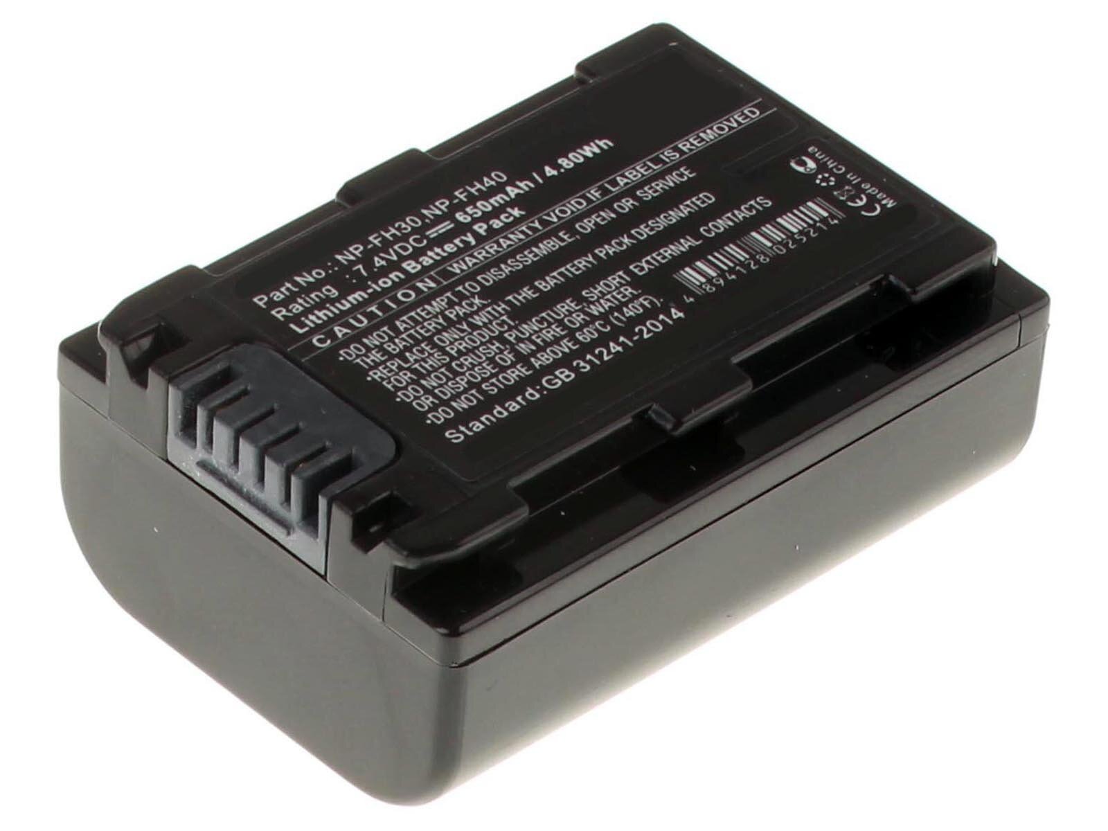 Аккумуляторная батарея iBatt 650mAh для Sony DCR-30 DCR-SR210E DCR-HC16E DCR-HC33E HDR-CX11E DCR-DVD410E DCR-DVD708 DCR-DVD905 DCR-HC43E DCR-DVD510E