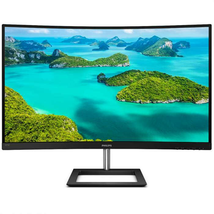 31,5" Philips 325E1C изогнутый 2560 x 1440 75Гц VA W-LED 16:9 4ms(GtG) VGA HDMI DP 50M:1 3000:1 178/178 250cd Tilt Black ( 325E1C/00 )