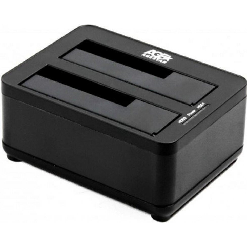 USB 3.0 Докстанция 2x2,5"/3,5" AgeStar 3UBT8 (BLACK)