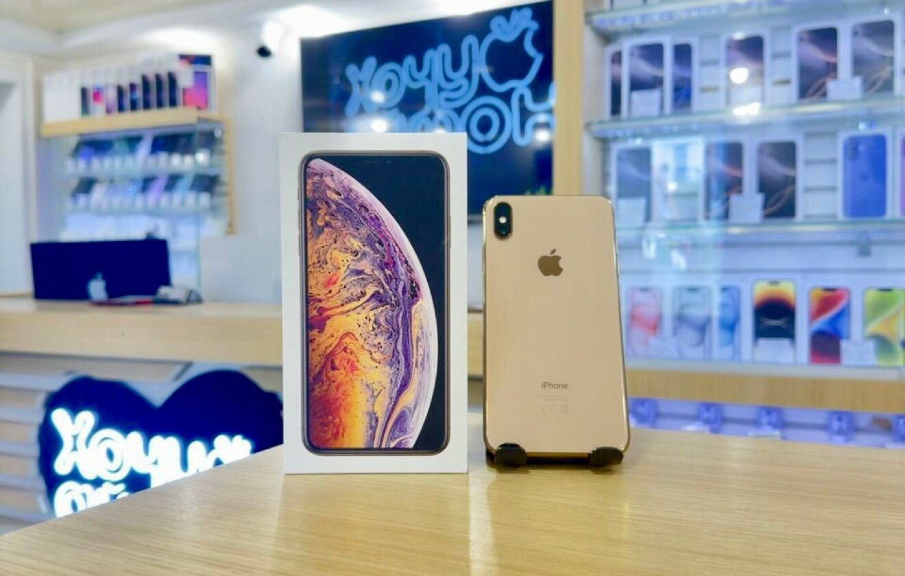 Смартфон Apple iPhone Xs Max 256 ГБ RU, nano SIM+eSIM, золотой