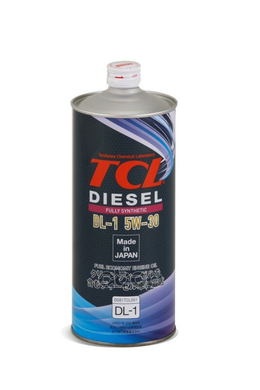 TCL Масло Для Дизельных Двигателей Tcl Diesel, Fully Synth, Dl-1, 5W30, 1Л