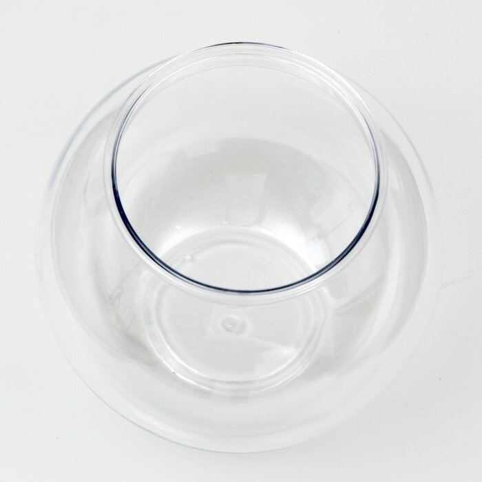 Аквариум круглый пластиковый, 3 литра - фотография № 2