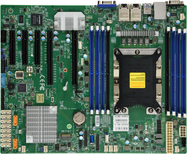 Материнская плата Supermicro MBD-X11SPI-TF-O Socket 3647 C622 8xDDR4 2xPCI-E 16x 1xPCI-E 4x 2xPCI-E 8x 8 ATX Retail