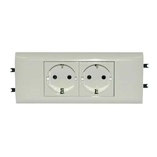 Legrand 077432 розетка с рамкой 2 Х 2К+3 - программа MOSAIC - для установки В кабель-канале - автоматические клеммы - стандартная