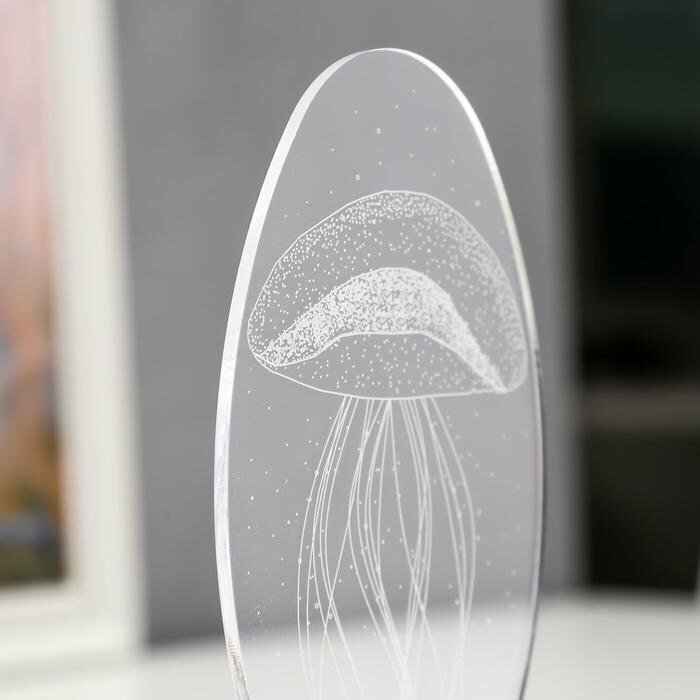 Светильник "Медуза" LED RGB от сети 9,5х10х21,5 см (комплект из 2 шт) - фотография № 6