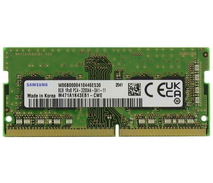 Память оперативная DDR4 Samsung 8Gb 3200MHz (M471A1K43EB1-CWED0)