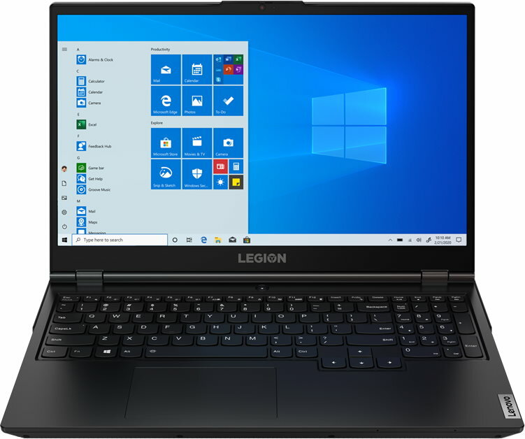 Ноутбук Lenovo Legion 5 15IMH6 82NL000CRK 15.6"(1920x1080) Intel Core i5 10500H(2.5Ghz)/16GB SSD 512GB/nVidia GeForce RTX 3050 Ti 4GB/No OS