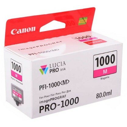 Canon Картридж струйный PFI-1000 M 0548C001 пурпурный для Pixma MG5740 MG6840 MG7740