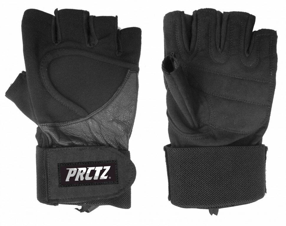 Перчатки для фитнеса c фиксатором запястья PRCTZ WRIST-WRAP GLOVES L