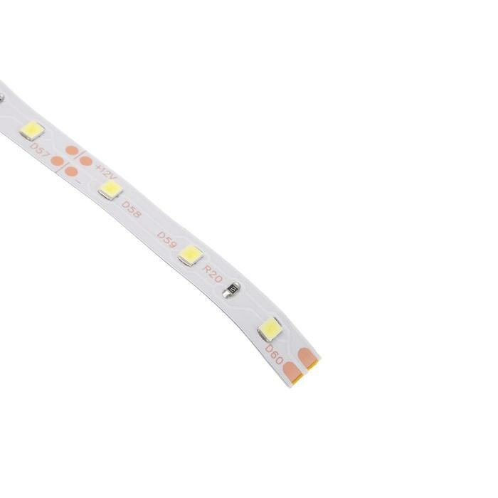 Светодиодная лента Ecola STD 5 м, IP20, SMD3528, 60 LED/м, 4.8 Вт/м, 12 В, 6000К - фотография № 3