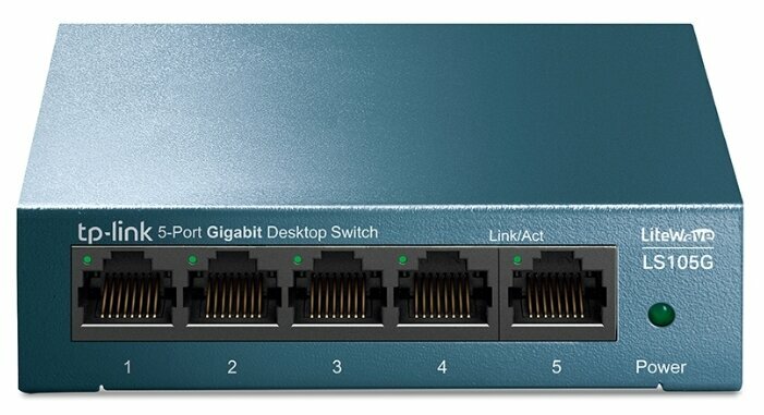 TP-Link LS105G 5-портовый 10/100/1000 Мбит/с настольный коммутатор SMB