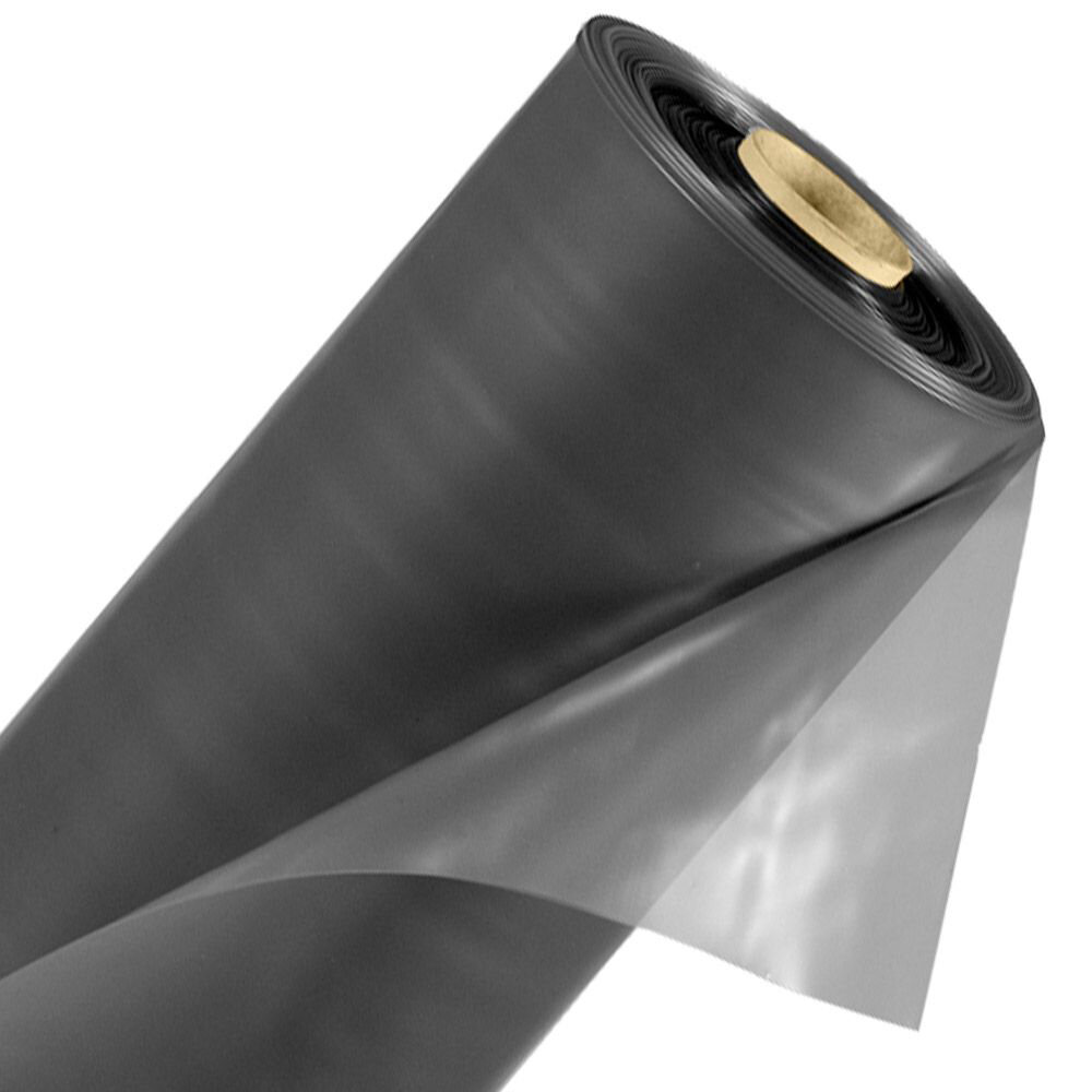 фото Пленка полиэтиленовая техническая Резерв, 80 мкм, 3 x 100 м, серая