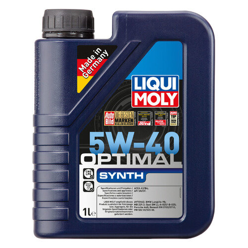 Моторное масло LIQUI MOLY Optimal Synth, 5W-40, 1л, синтетическое [3925]