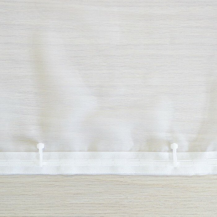 Комплект штор для кухни "Дороти", 280х180 см, цвет белый - фотография № 5