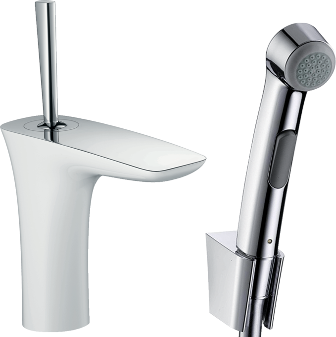 Смеситель Hansgrohe PuraVida 15275400 для раковины, с гигиеническим душем