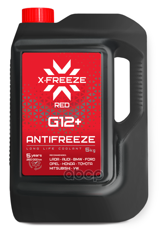 Антифриз X-Freeze Red G12+, 5Кг X-FREEZE арт. 430140009