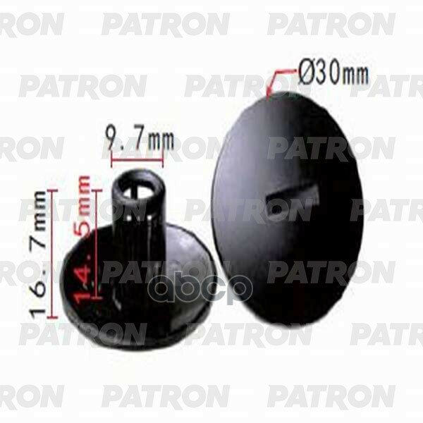 P37-1275 Patron Клипса Пластмассовая PATRON арт. P371275