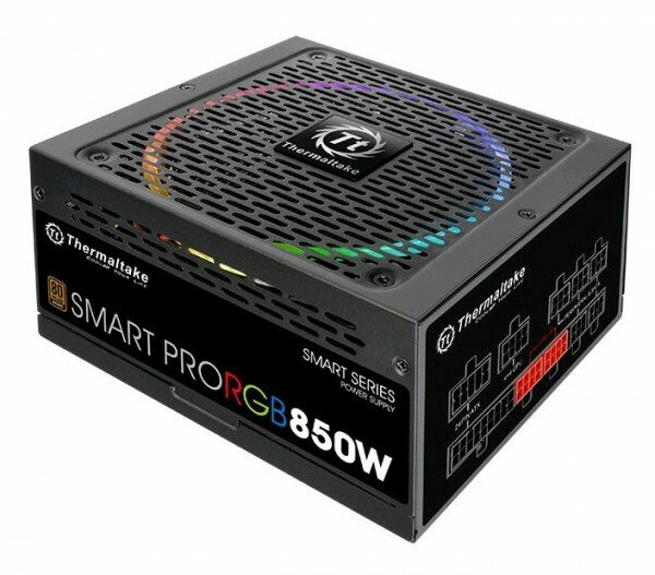   Thermaltake ATX 850W SMART PRO RGB 80+ bronze PS-SPR-0850FPCBEU-R