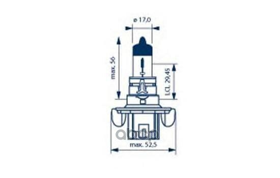 Лампа H13 9008 12v 60/55w P26,4t Narva арт. 48092