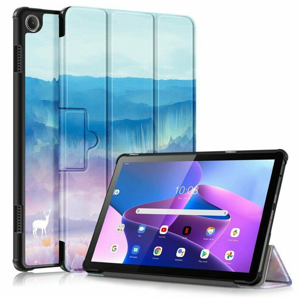 Чехол Smart Case для Lenovo Tab M10 Gen 3 TB328FU - 10,1 дюйм (Dream Deer)