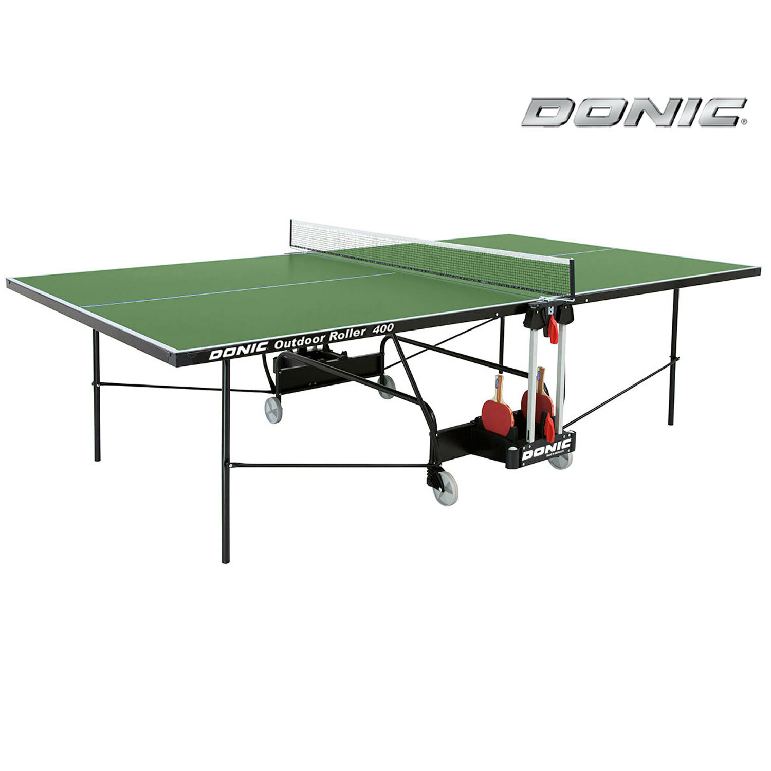 Стол для улицы всепогодный Donic Outdoor Roller 400 зеленый 274х152.5х76