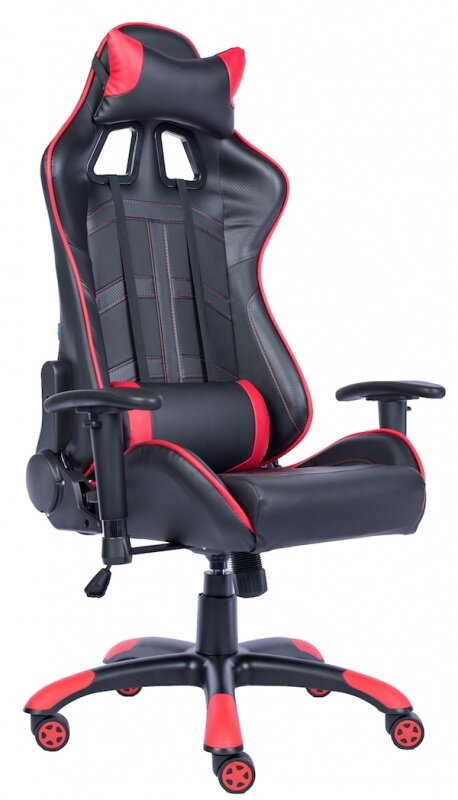 Компьютерное кресло EVERPROF Lotus S10 экокожа чёрный с красным