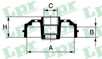 Барабан Тормозной Opel Corsa C 00-06 С Подш. Lpr арт. 7D0600C