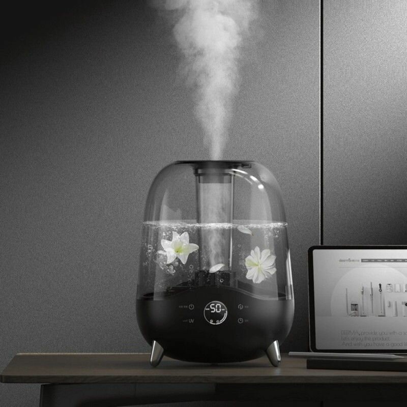 Увлажнитель воздуха Deerma Humidifier DEM-F327W, ультразвуковой, 28 Вт, до 30м, 300мл/ч, 5л - фотография № 6