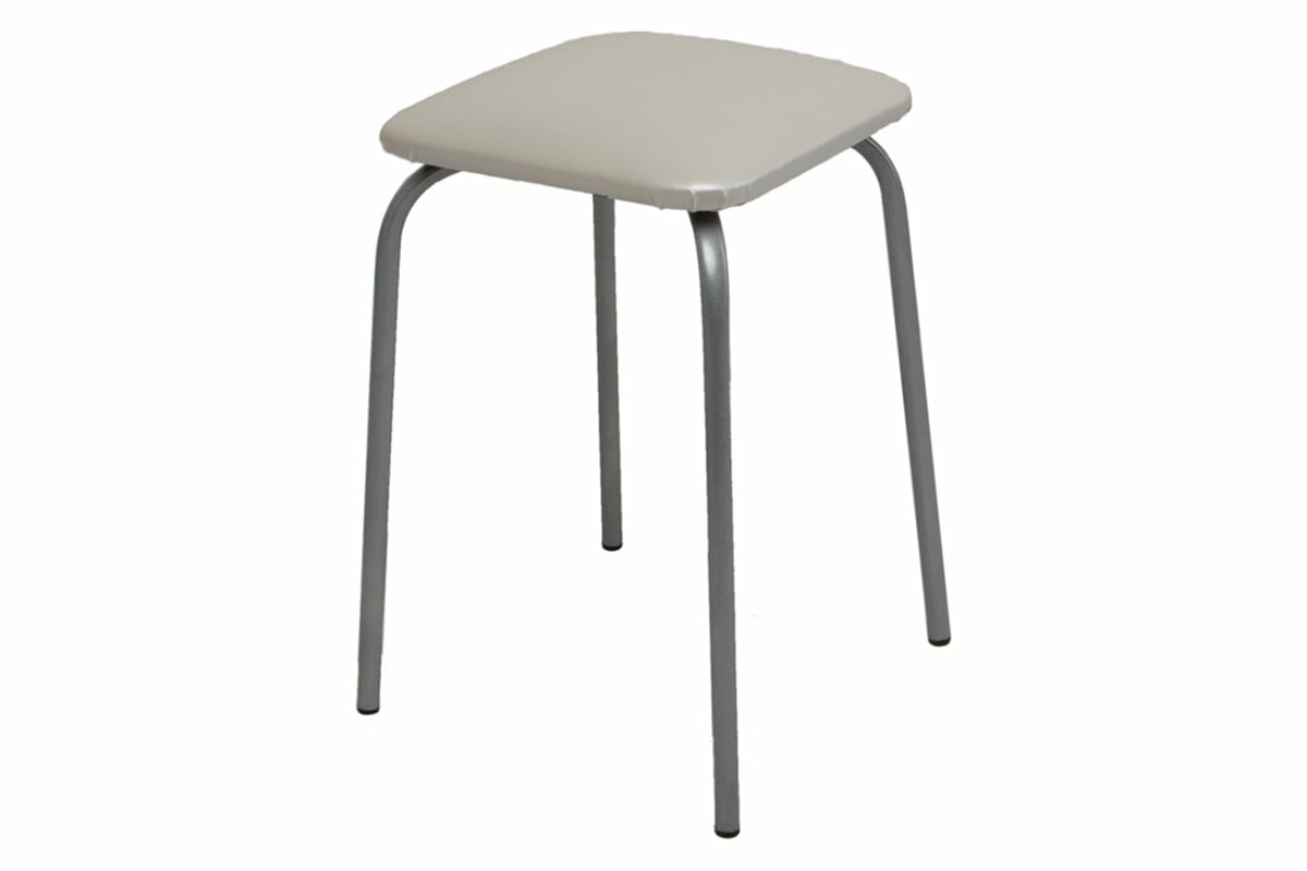 фото MODULE`S TYLE Табурет 18 радиус саморезы квадрат ( жемчуг / хром) ВИ0059