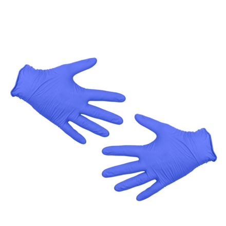 KLEVER KLR-XL Перчатки нитриловые диагностические неопудренные, нестерильные (Фиолетовые), упаковка 100 шт., р-р XL - фотография № 1