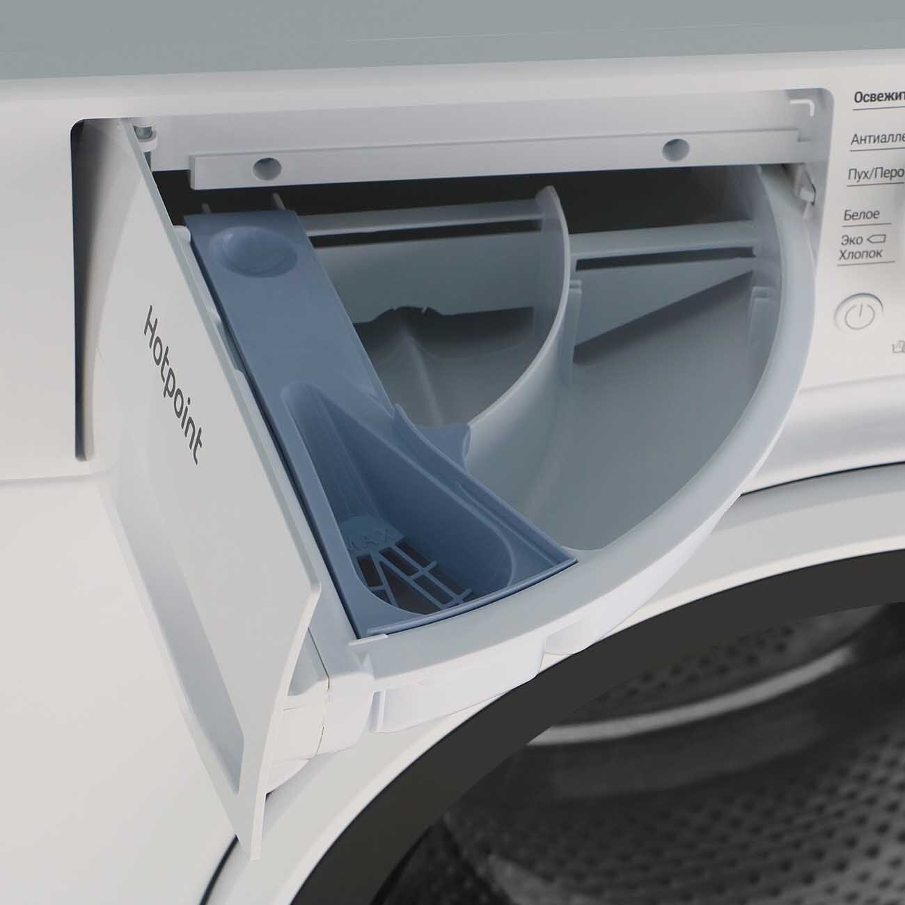 Стиральная машина узкая Hotpoint NSB 7239 W VE RU - фотография № 6