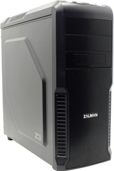 Корпус Zalman z3 mid tower, Atx, Usb3.0, 120mm Fan x3, fan controller, SSD support, black color