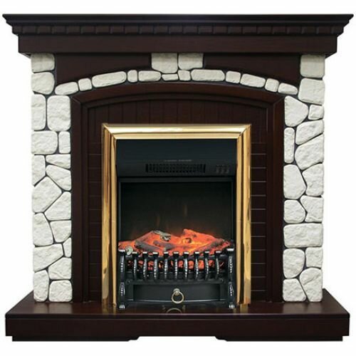 Камин Royal Flame Glasgow с Fobos FX BR темный дуб