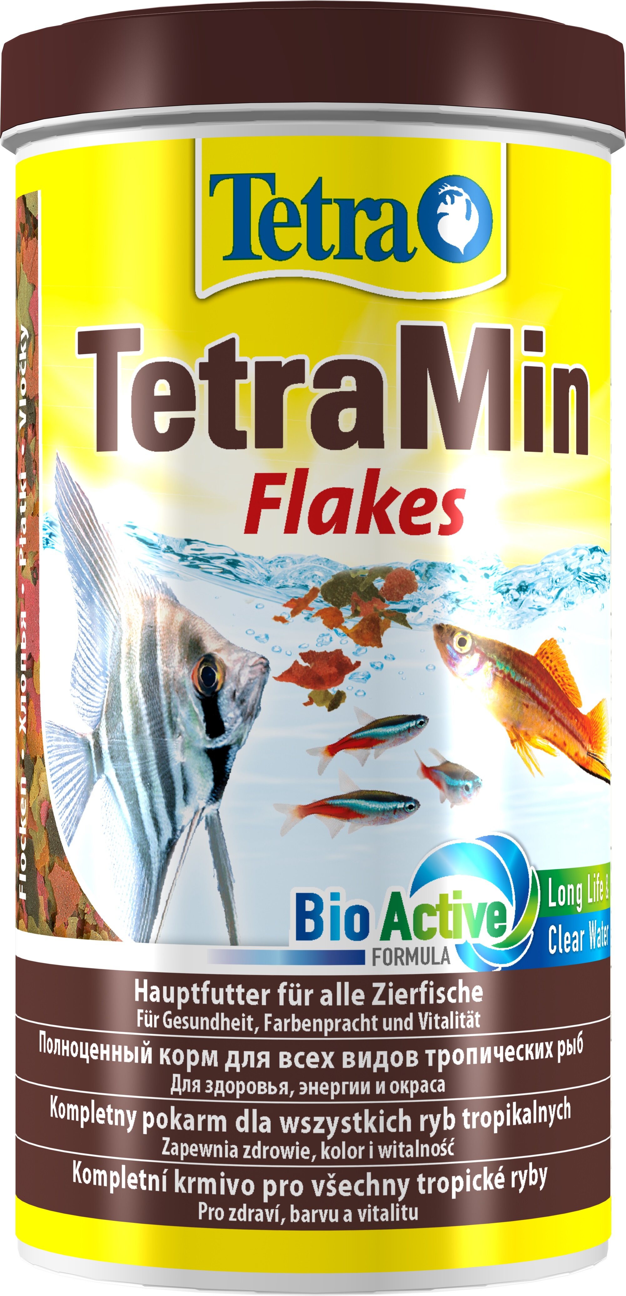 Tetra TetraMin корм для всех видов рыб Flakes в виде хлопьев, 1 л