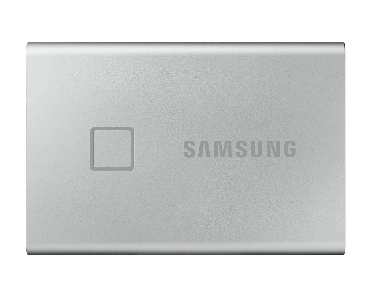1 ТБ Внешний портативный твердотельный SSD накопитель Samsung T7 Touch (MU-PC1T0S/WW), серебристый