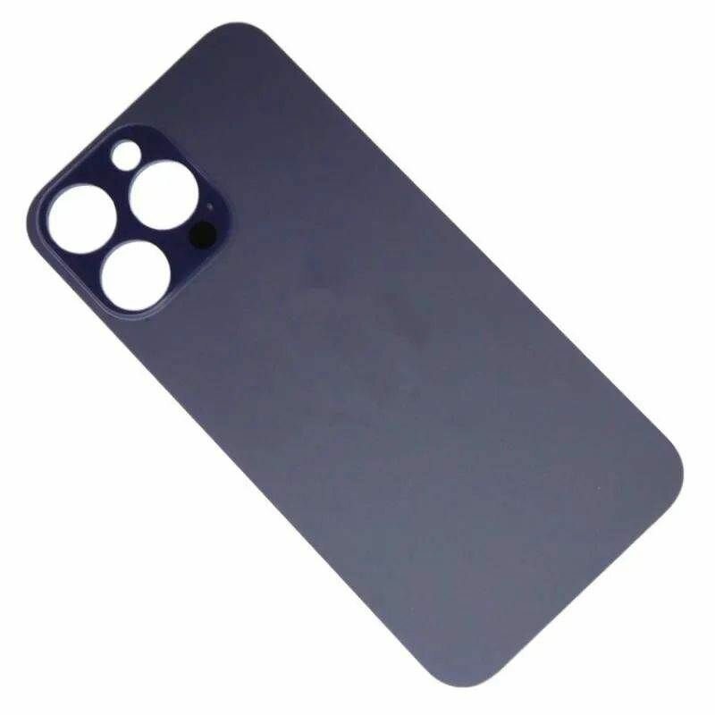 Задняя крышка для iPhone 14 Pro Max, стекло, цвет фиолетовый, 1 шт.