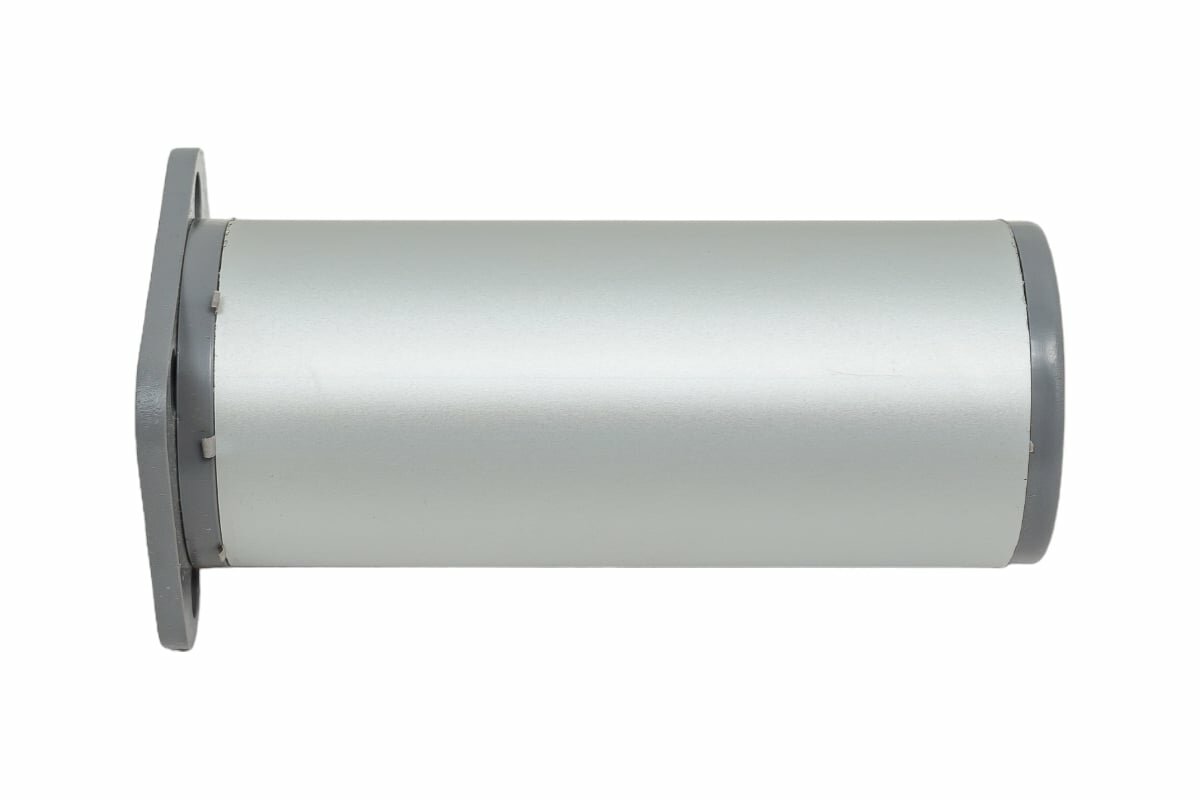 фото Tech-Krep Ножка алюм.круглая, регулир.сверху, D40x100 мм, мат.хром - накл. 127772