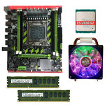 Комплект Плата материнская Atermitert X79 RS7 сокет 2011 + процессор 8 ядер Xeon E5-2650 v2 + Кулер 3-pin + 8Гб памяти DDR3 - изображение