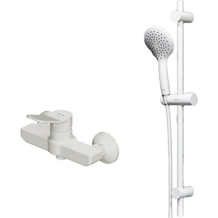 фото Смеситель для душа Am.Pm X-Joy с душем, белый (F85A20033, F0190033)