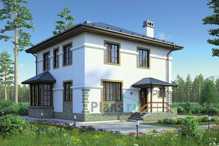 Проект дома Plans-72-76 (148 кв. м, кирпич)