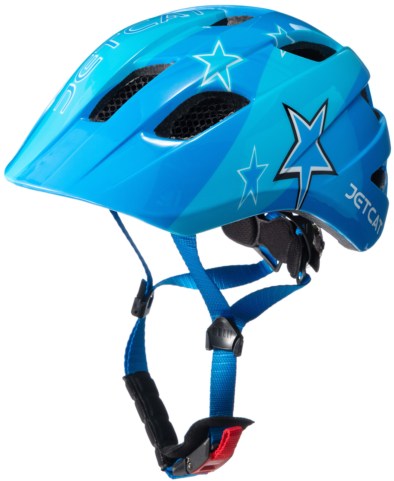 Шлем детский велосипедный - JETCAT - Max (Blue Stars) - M 53-57