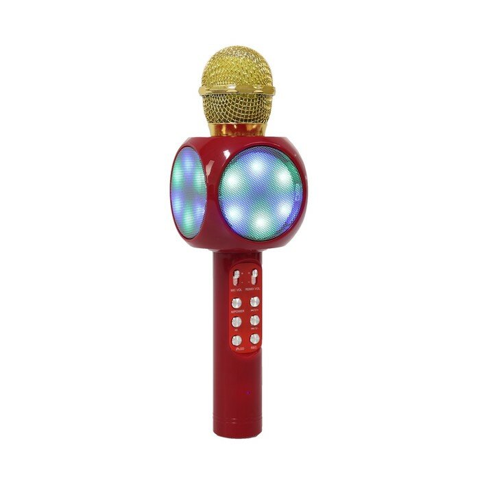 Микрофон для караоке LuazON LZZ-60 1800 мАч LED красный
