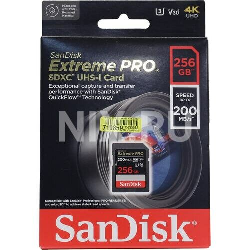 Карта памяти SanDisk Extreme Pro SDXC UHS-I Class 3 200MB/s